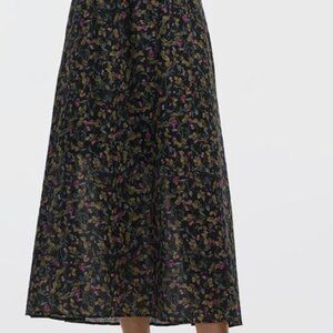 Reitmans Floral Maxi Skirt with Pockets - Large